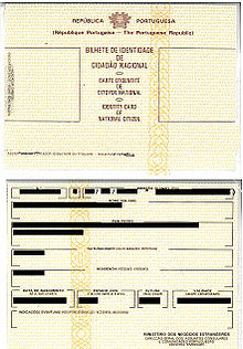 Bilhete de Identidade Português