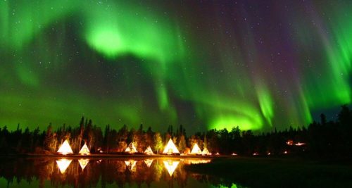 Aurora Boreal no Canadá
