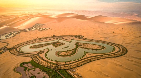 Lago do Amor em Dubai