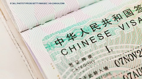Visto China 2023 