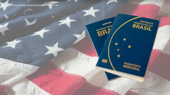 documento de visto americano