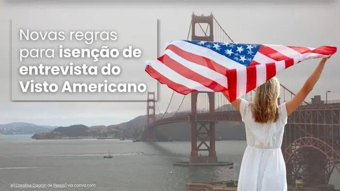 imagem Isenção de Entrevista Visto Americano