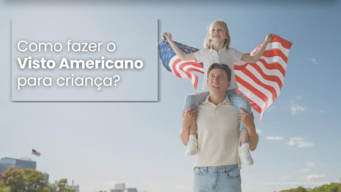 visto americano crianca