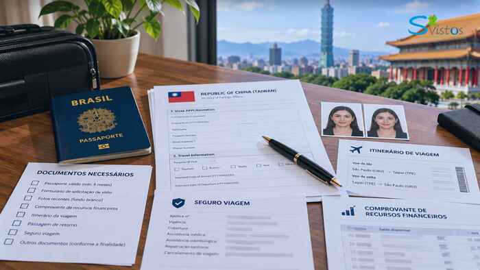 documentos para Tirar o Visto Taiwan documentos para Tirar o Visto Taiwan